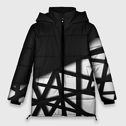 Куртка зимняя женская BLACK GEOMETRY, цвет: 3D-красный