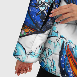 Куртка зимняя женская Ghost of Tsushima, цвет: 3D-светло-серый — фото 2