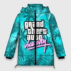 Куртка зимняя женская GTA VICE CITY, цвет: 3D-красный