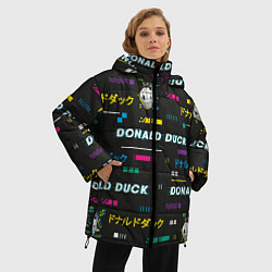 Куртка зимняя женская Дональд Дак, цвет: 3D-черный — фото 2