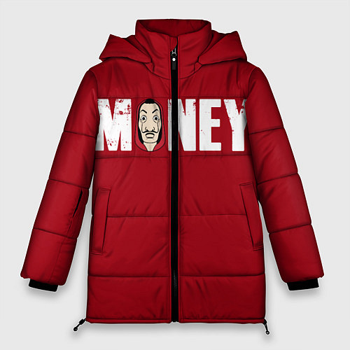 Женская зимняя куртка Money / 3D-Светло-серый – фото 1