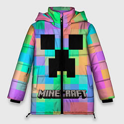 Куртка зимняя женская Minecraft, цвет: 3D-черный