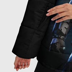 Куртка зимняя женская Batman: Arkham Knight, цвет: 3D-черный — фото 2