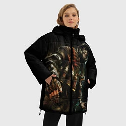 Куртка зимняя женская Scarecrow, цвет: 3D-красный — фото 2