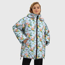 Куртка зимняя женская ФЛАМИНГО, цвет: 3D-черный — фото 2