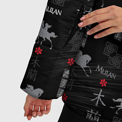 Куртка зимняя женская Mulan Black Pattern, цвет: 3D-черный — фото 2