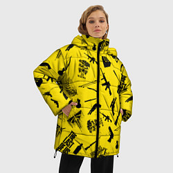 Куртка зимняя женская PATTERN THE LAST OF US Z, цвет: 3D-черный — фото 2