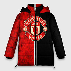 Женская зимняя куртка Манчестер Юнайтед 3D