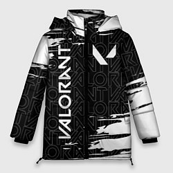 Куртка зимняя женская VALORANT ВАЛОРАНТ, цвет: 3D-черный