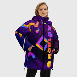 Куртка зимняя женская Roblox, цвет: 3D-черный — фото 2