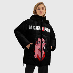 Куртка зимняя женская БУМАЖНЫЙ ДОМ, цвет: 3D-красный — фото 2