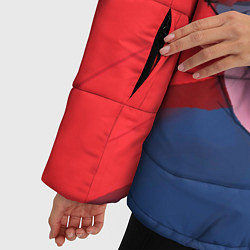 Куртка зимняя женская Коронавирус, цвет: 3D-черный — фото 2