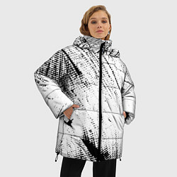 Куртка зимняя женская ШТРИХИ, цвет: 3D-светло-серый — фото 2
