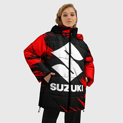 Куртка зимняя женская SUZUKI, цвет: 3D-красный — фото 2