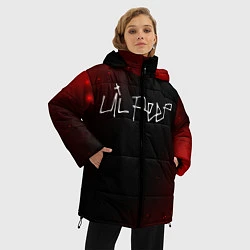 Куртка зимняя женская LIL PEEP ЛИЛ ПИП, цвет: 3D-красный — фото 2