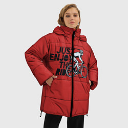 Куртка зимняя женская Just Enjoy the Ride Z, цвет: 3D-красный — фото 2
