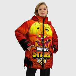 Куртка зимняя женская BRAWL STARS EVIL GENE В ЛЕТО, цвет: 3D-черный — фото 2