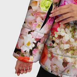 Куртка зимняя женская Розы Roses, цвет: 3D-светло-серый — фото 2