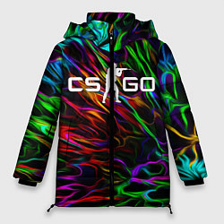 Куртка зимняя женская CS GO КС ГО, цвет: 3D-черный