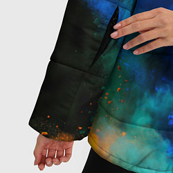 Куртка зимняя женская КРАСКИ, цвет: 3D-черный — фото 2