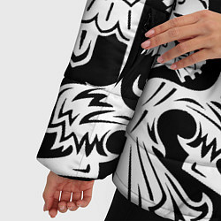 Куртка зимняя женская Станислав, цвет: 3D-черный — фото 2