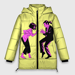 Куртка зимняя женская Криминальное чтиво, цвет: 3D-черный