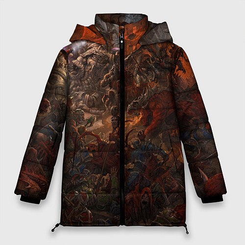 Женская зимняя куртка Фэнтази битва Z / 3D-Светло-серый – фото 1