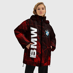 Куртка зимняя женская BMW, цвет: 3D-светло-серый — фото 2