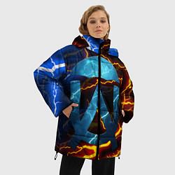 Куртка зимняя женская The umbrella academy Z, цвет: 3D-черный — фото 2