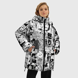 Куртка зимняя женская МОБ ПСИХО 100, цвет: 3D-черный — фото 2