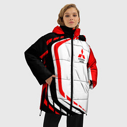 Куртка зимняя женская Mitsubishi EVO Uniform, цвет: 3D-красный — фото 2