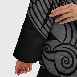 Куртка зимняя женская Dagestan forever, цвет: 3D-черный — фото 2