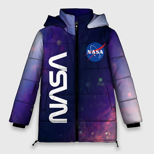 Женская зимняя куртка NASA НАСА / 3D-Светло-серый – фото 1