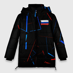 Куртка зимняя женская Россия Russia, цвет: 3D-черный