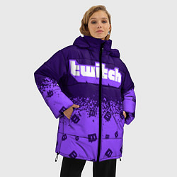 Куртка зимняя женская TWITCH ТВИЧ, цвет: 3D-черный — фото 2