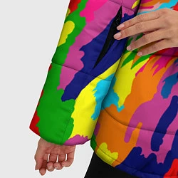 Куртка зимняя женская Лев Artistic Art, цвет: 3D-светло-серый — фото 2