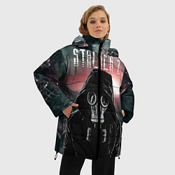 Куртка зимняя женская Stalker 2 Зона, цвет: 3D-светло-серый — фото 2