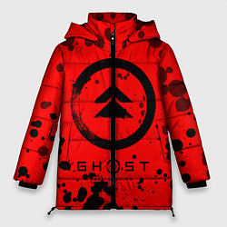 Куртка зимняя женская GHOST OF TSUSHIMA, цвет: 3D-черный