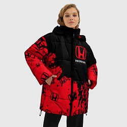 Куртка зимняя женская HONDA ХОНДА, цвет: 3D-черный — фото 2