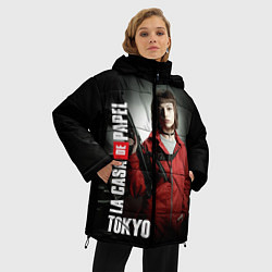 Куртка зимняя женская Бумажный дом Токио, цвет: 3D-светло-серый — фото 2