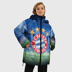 Куртка зимняя женская Бавария Мюнхен, цвет: 3D-черный — фото 2