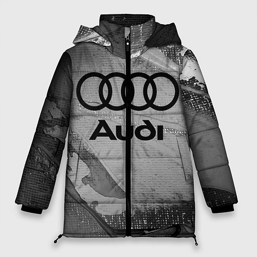 Женская зимняя куртка AUDI АУДИ / 3D-Светло-серый – фото 1