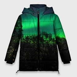 Куртка зимняя женская Северное сияние, цвет: 3D-черный