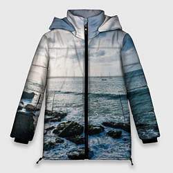Куртка зимняя женская Море, цвет: 3D-красный