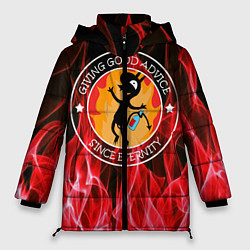Куртка зимняя женская FIRE, цвет: 3D-черный