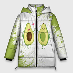 Куртка зимняя женская Авокадо, цвет: 3D-черный