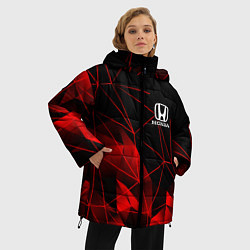 Куртка зимняя женская HONDA, цвет: 3D-светло-серый — фото 2
