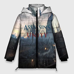 Куртка зимняя женская Assassin’s Creed Unity, цвет: 3D-черный