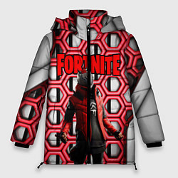 Куртка зимняя женская FORTNITE ФОРТНАЙТ, цвет: 3D-черный