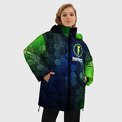 Куртка зимняя женская FORTNITE ФОРТНАЙТ, цвет: 3D-красный — фото 2